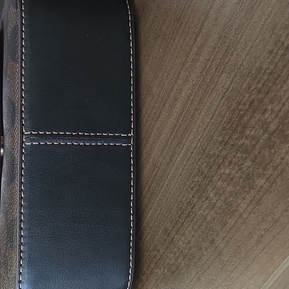 Coach Brown Crossbody Bag with Gold Accents - Picture 9 of 12